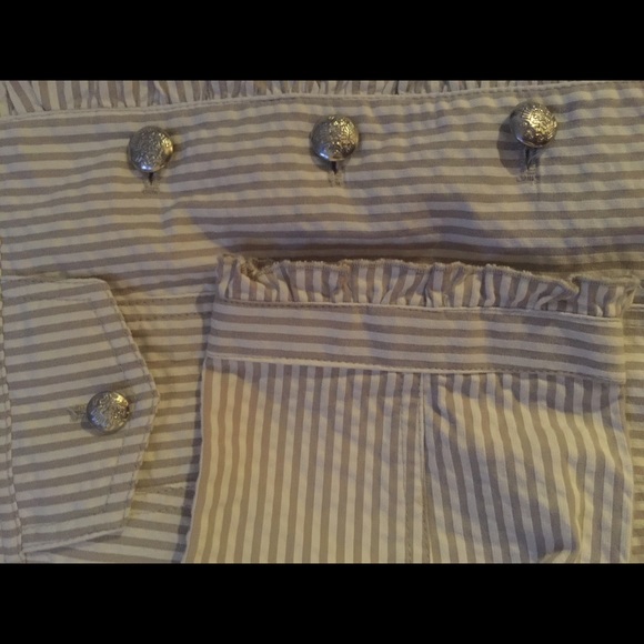 Sandro Gray Ruffle Blazer - Picture 11 of 16